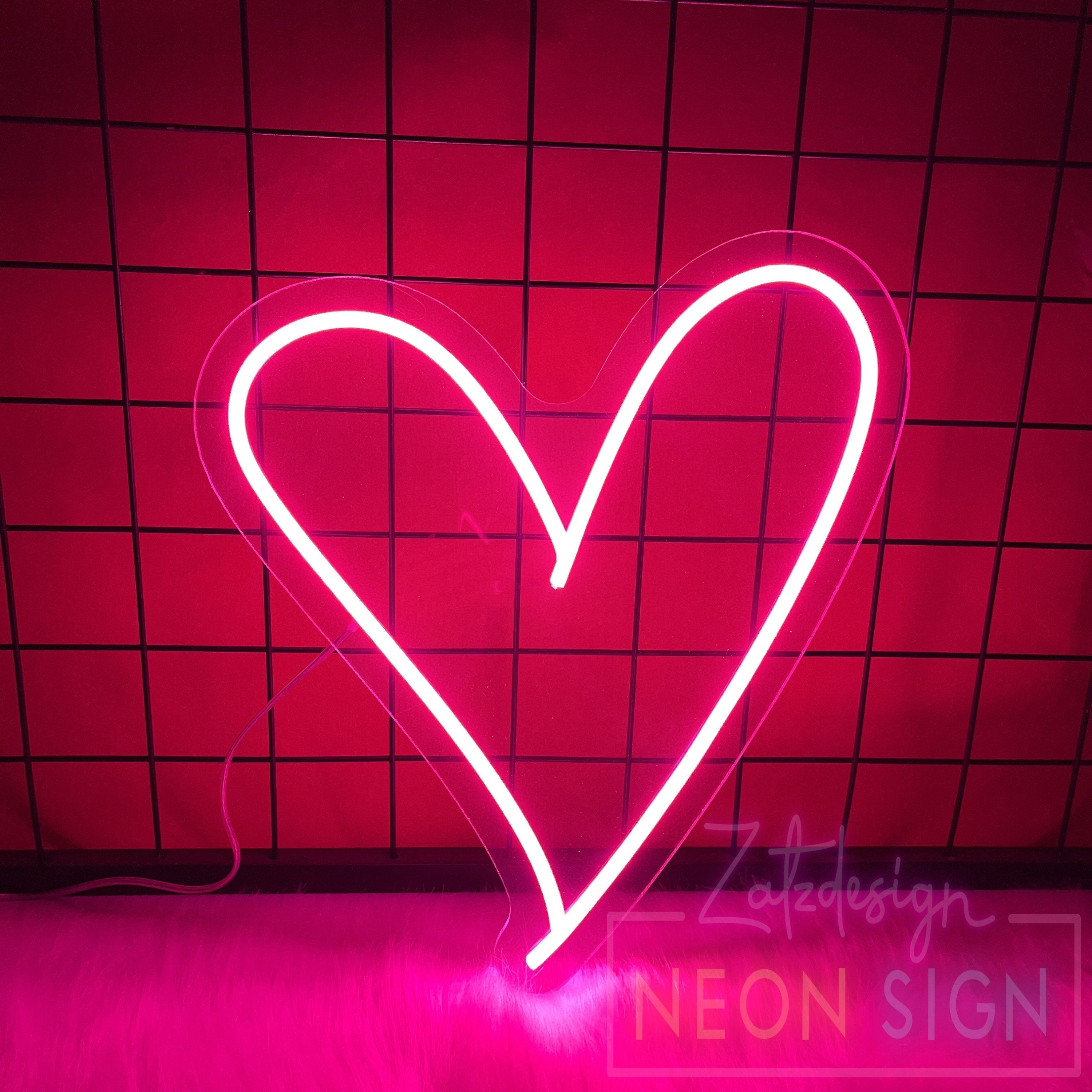Heart Neon Sign - Love Neon Sign