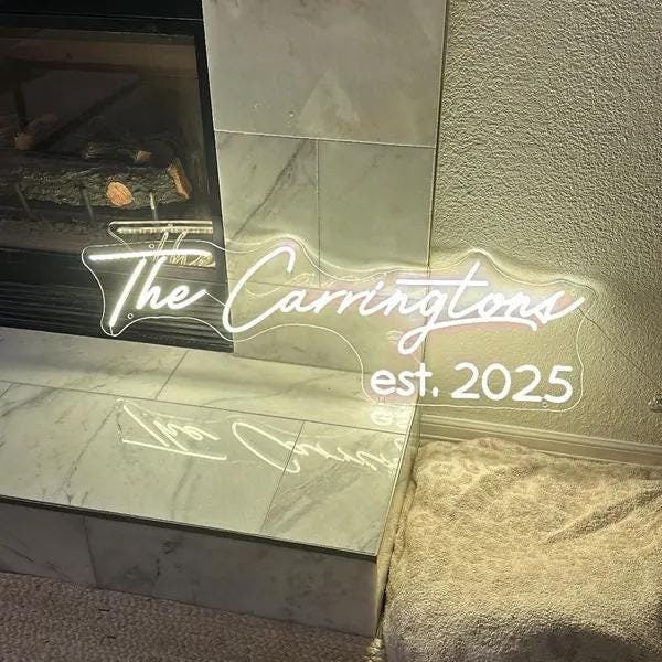 Custom Wedding Neon Signs Gift for Him