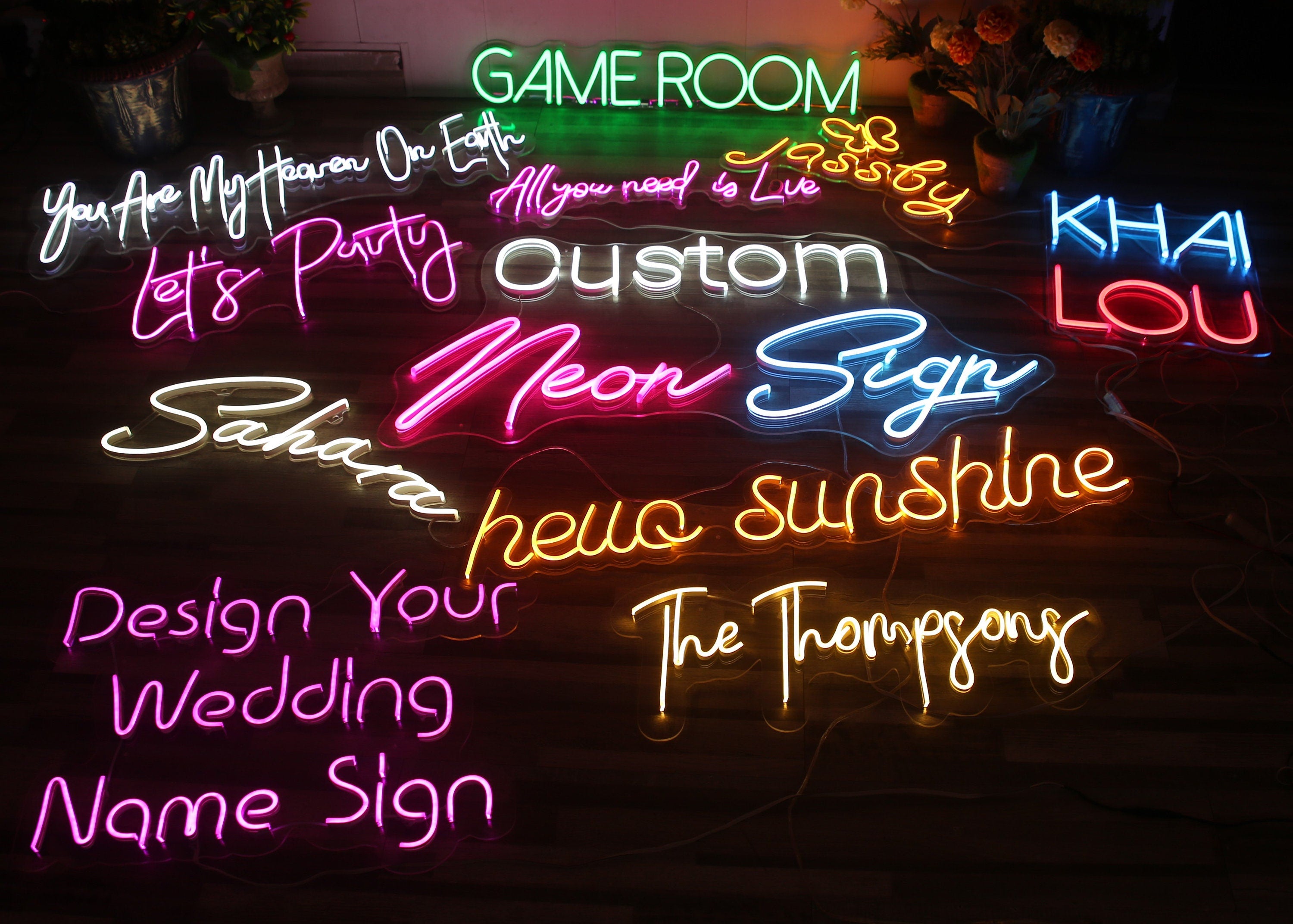 Custom Neon Sign - Wedding Bridesmaid Gifts
