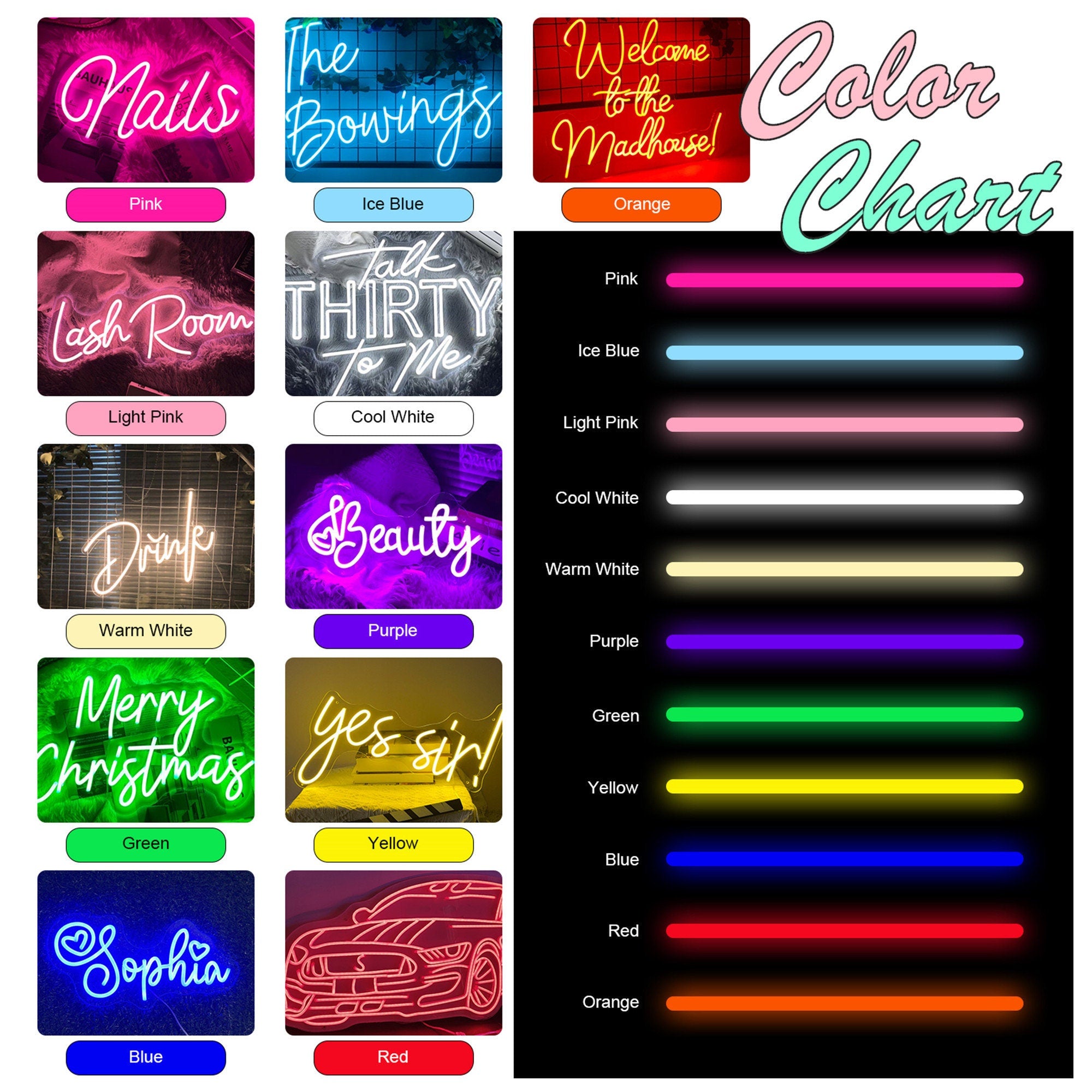 Custom Soccer Name Neon Sign