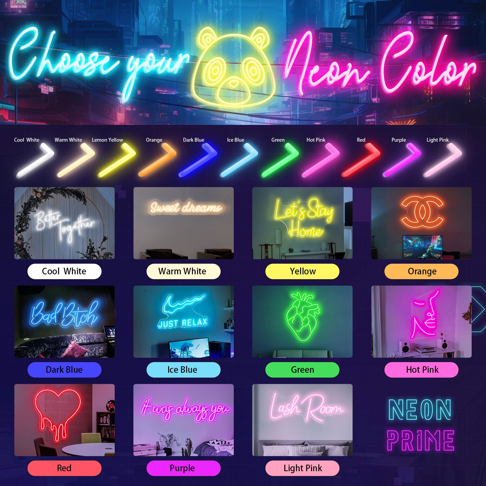 Personalized La La City Neon Light