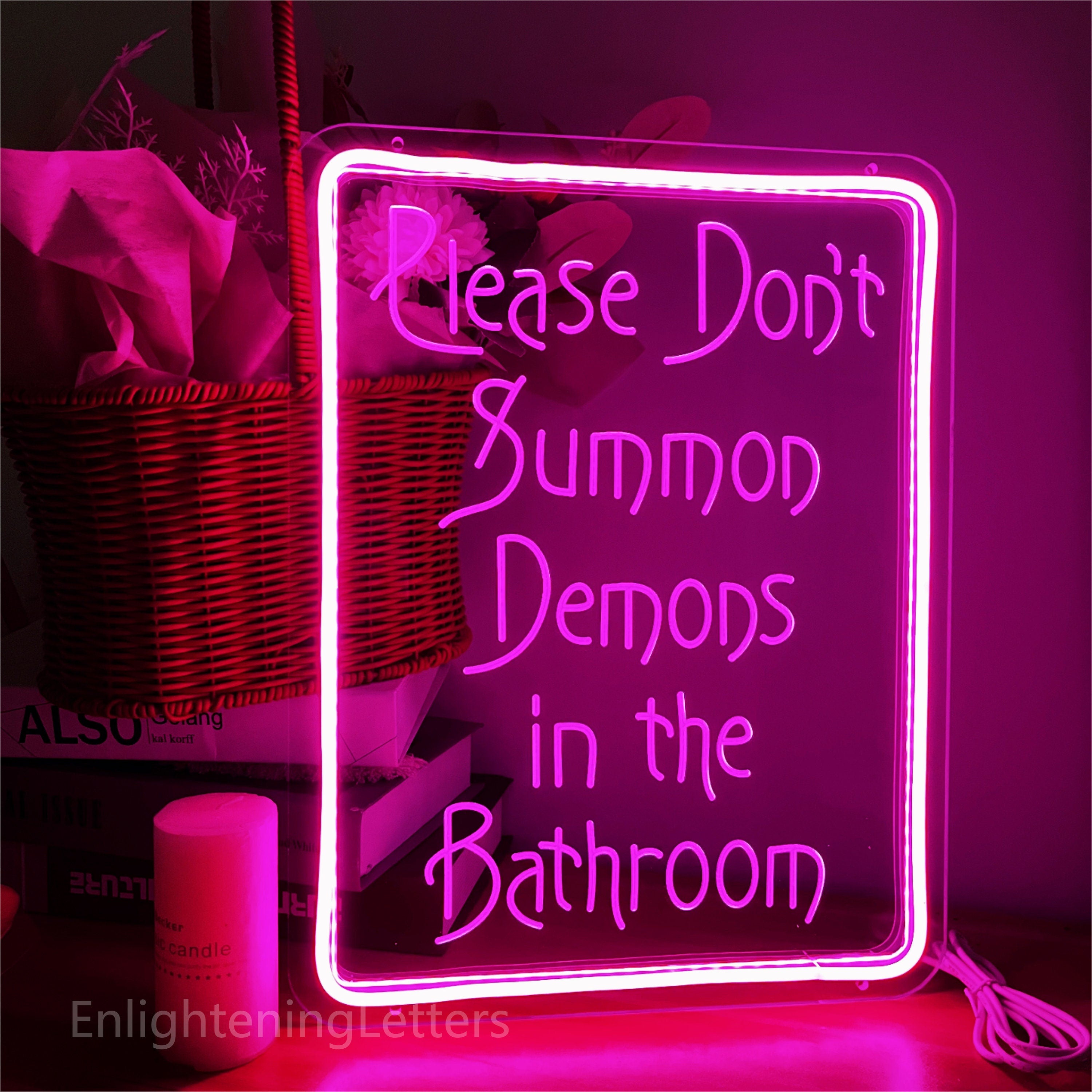 Personalized Led Sign Halloween Décor