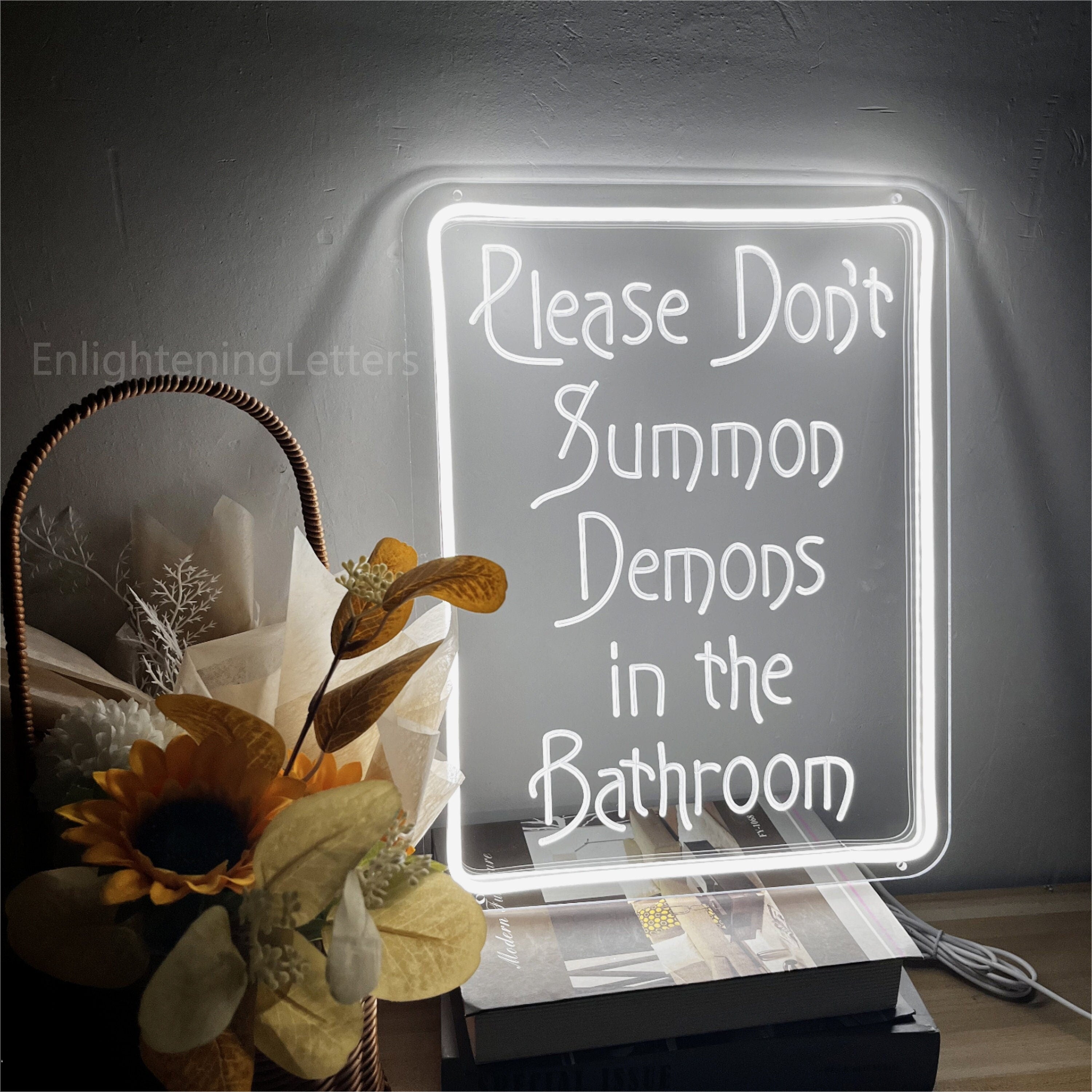 Personalized Led Sign Halloween Décor