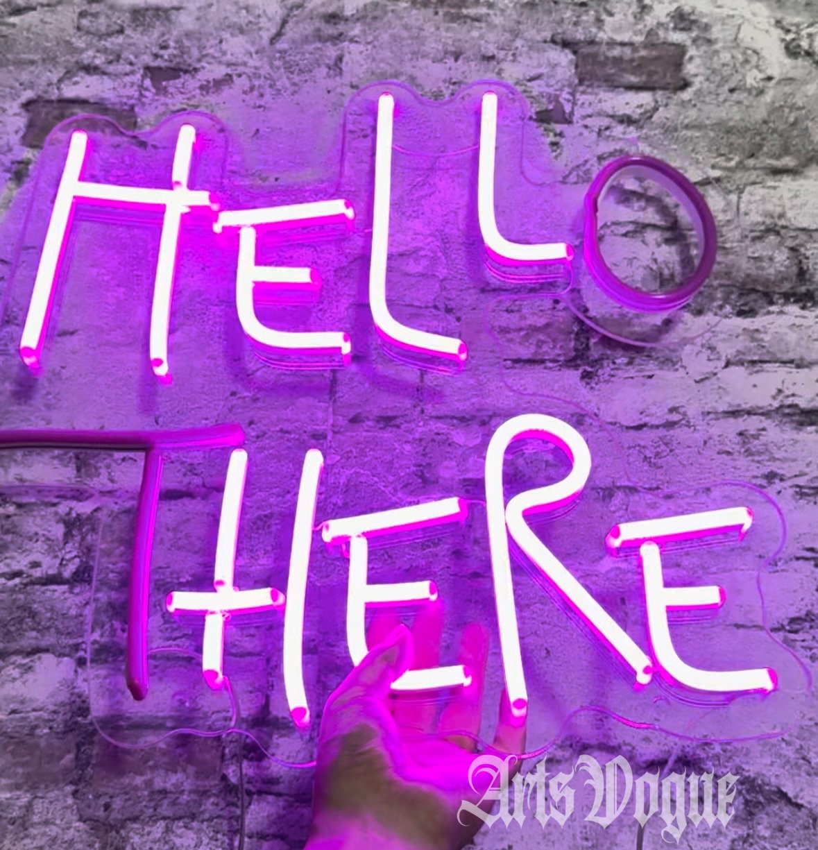 Personalized Hello There Neon Sign