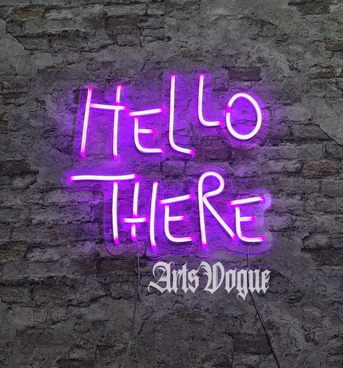Personalized Hello There Neon Sign