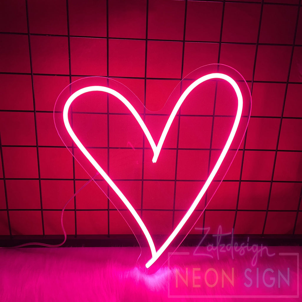 Heart Neon Sign - Love Neon Sign