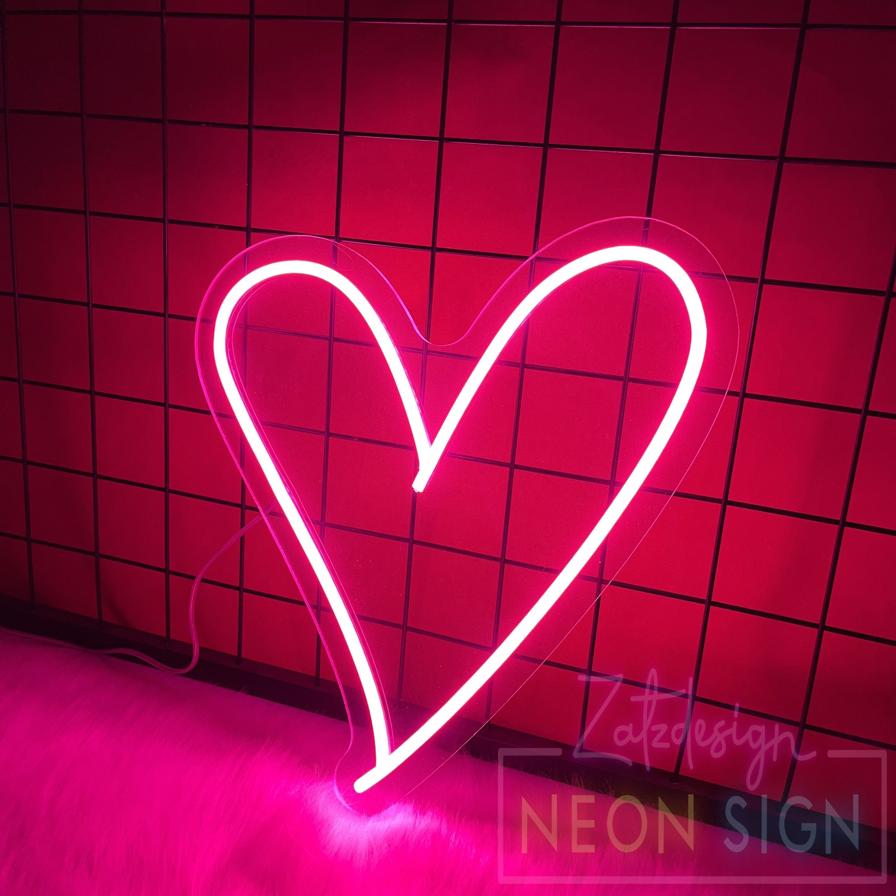 Heart Neon Sign - Love Neon Sign