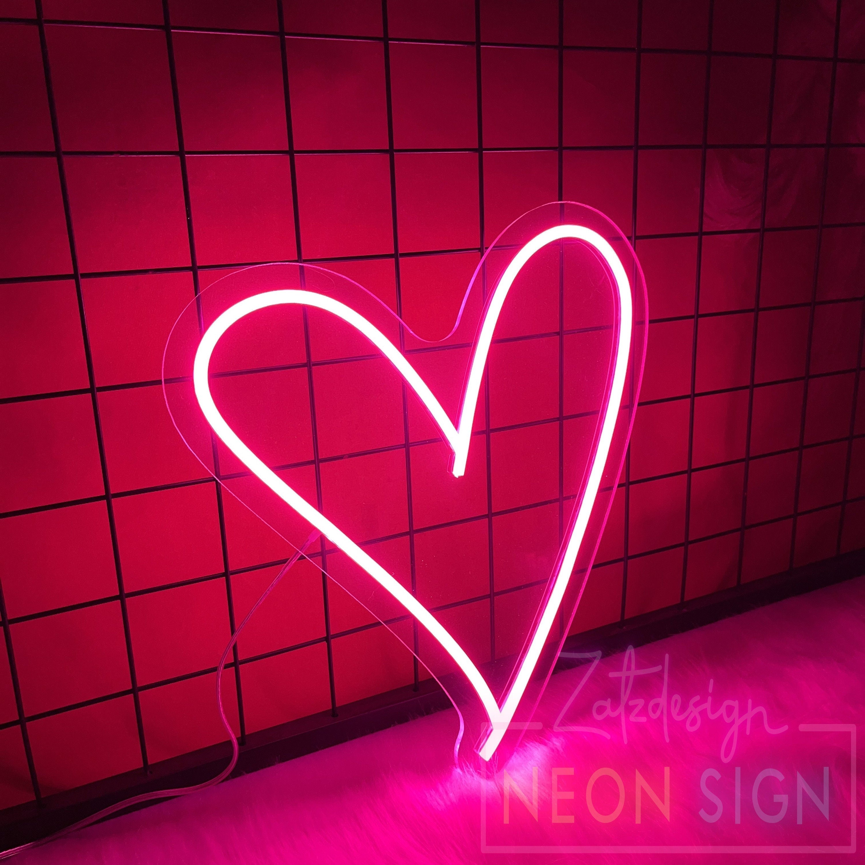 Heart Neon Sign - Love Neon Sign