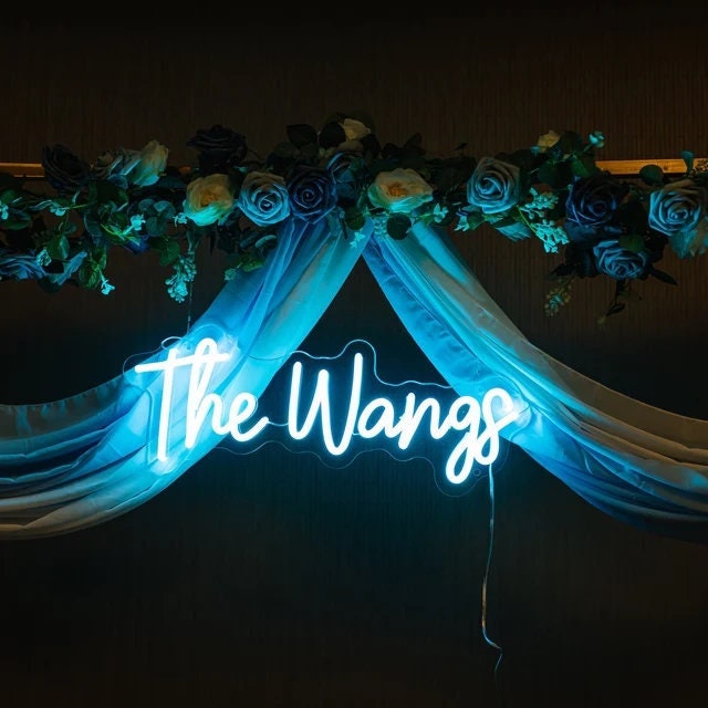 Personalized Wedding neon sign