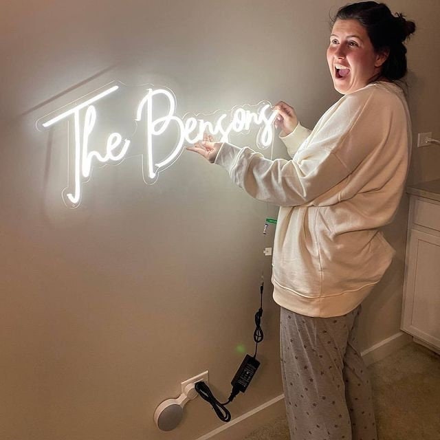 Personalized Wedding neon sign