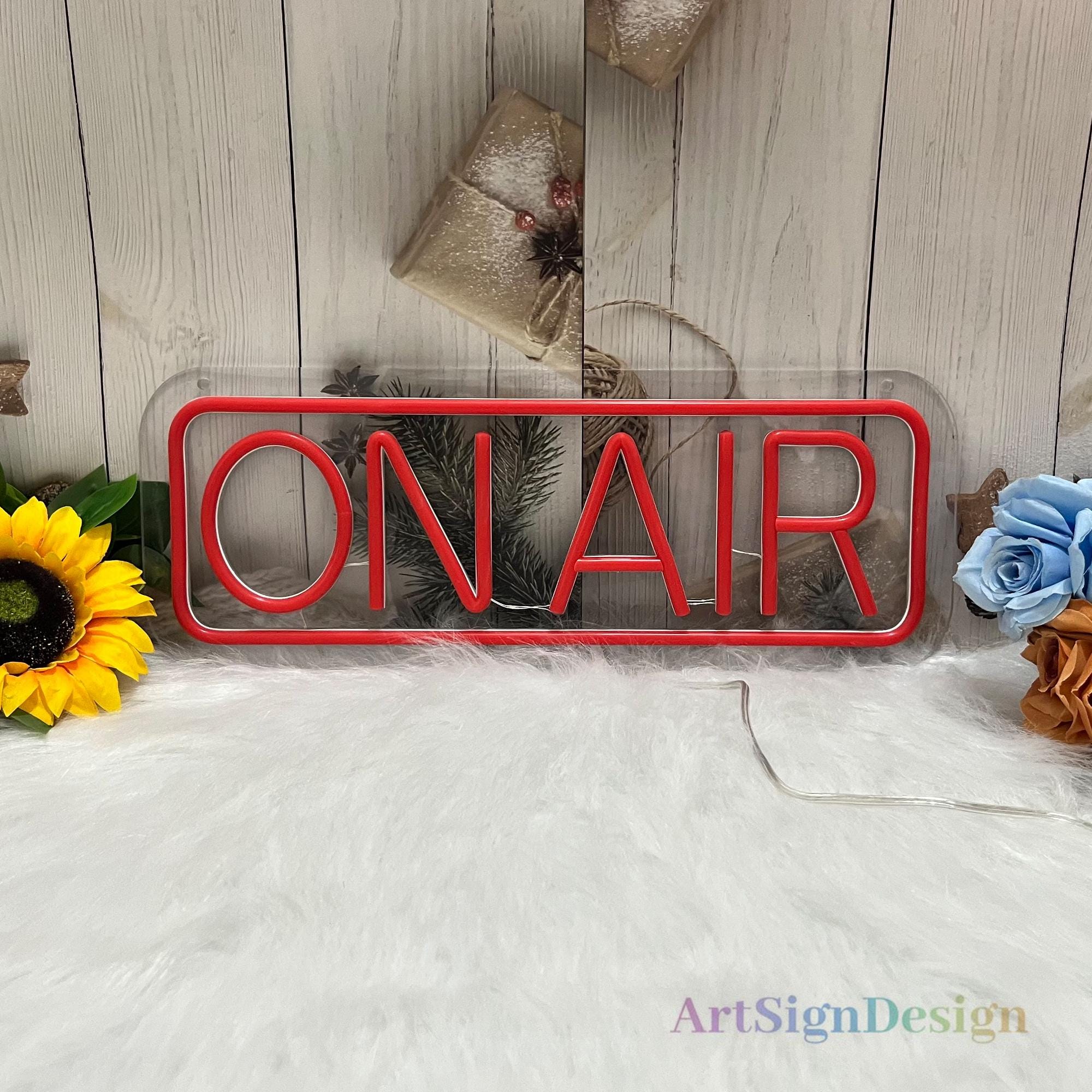 Personalized On Air Neon Sign Décor