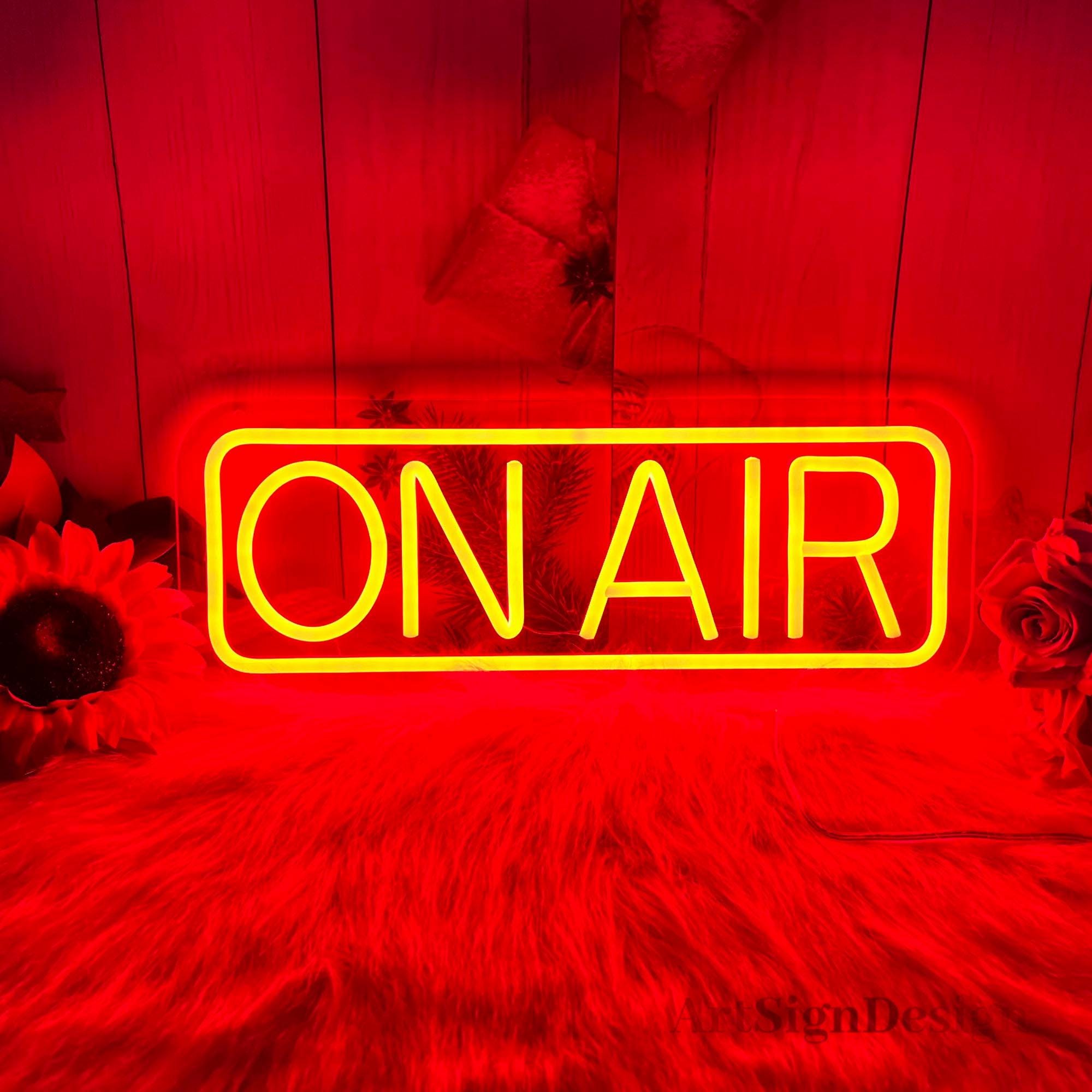 Personalized On Air Neon Sign Décor