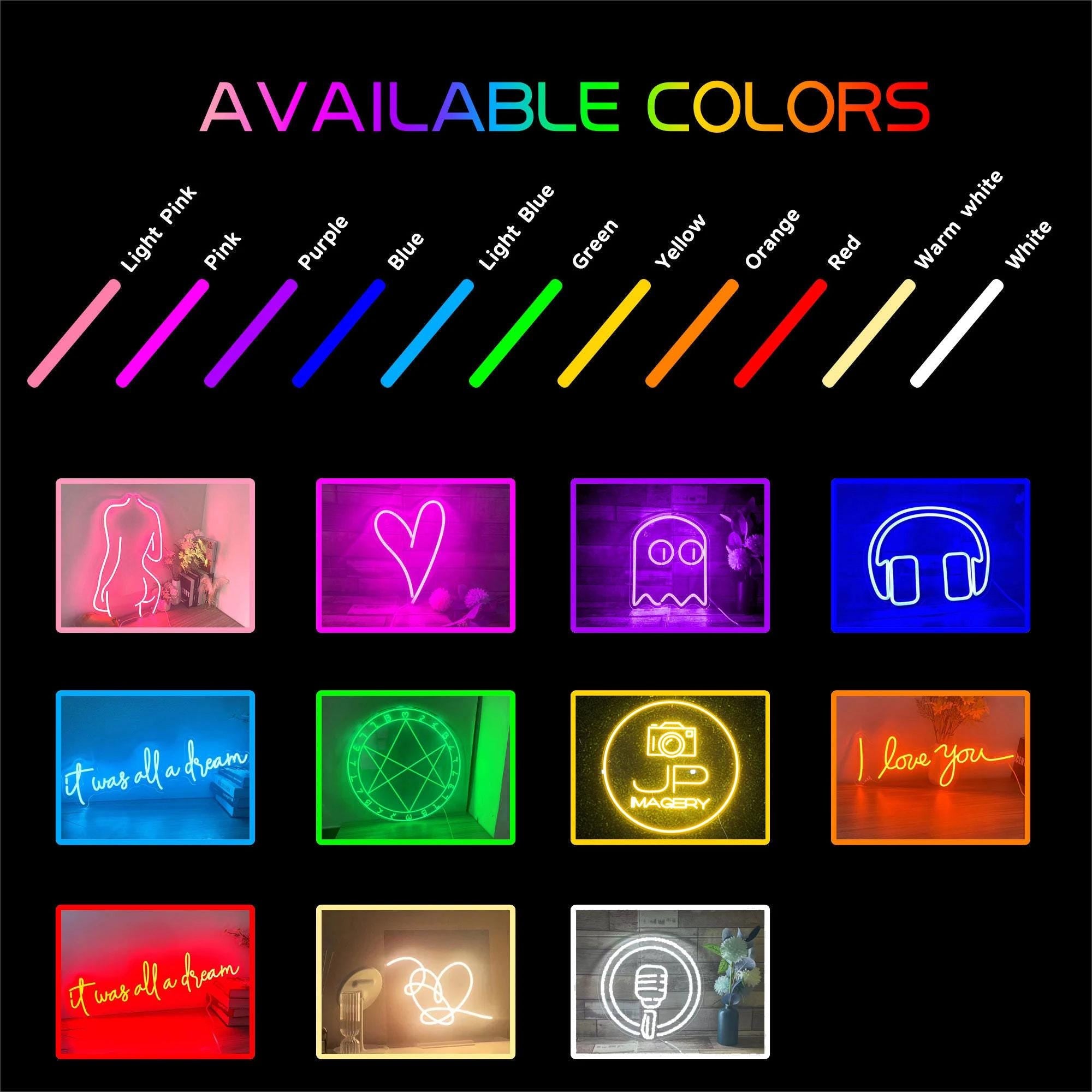 Personalized Live Music Neon Sign