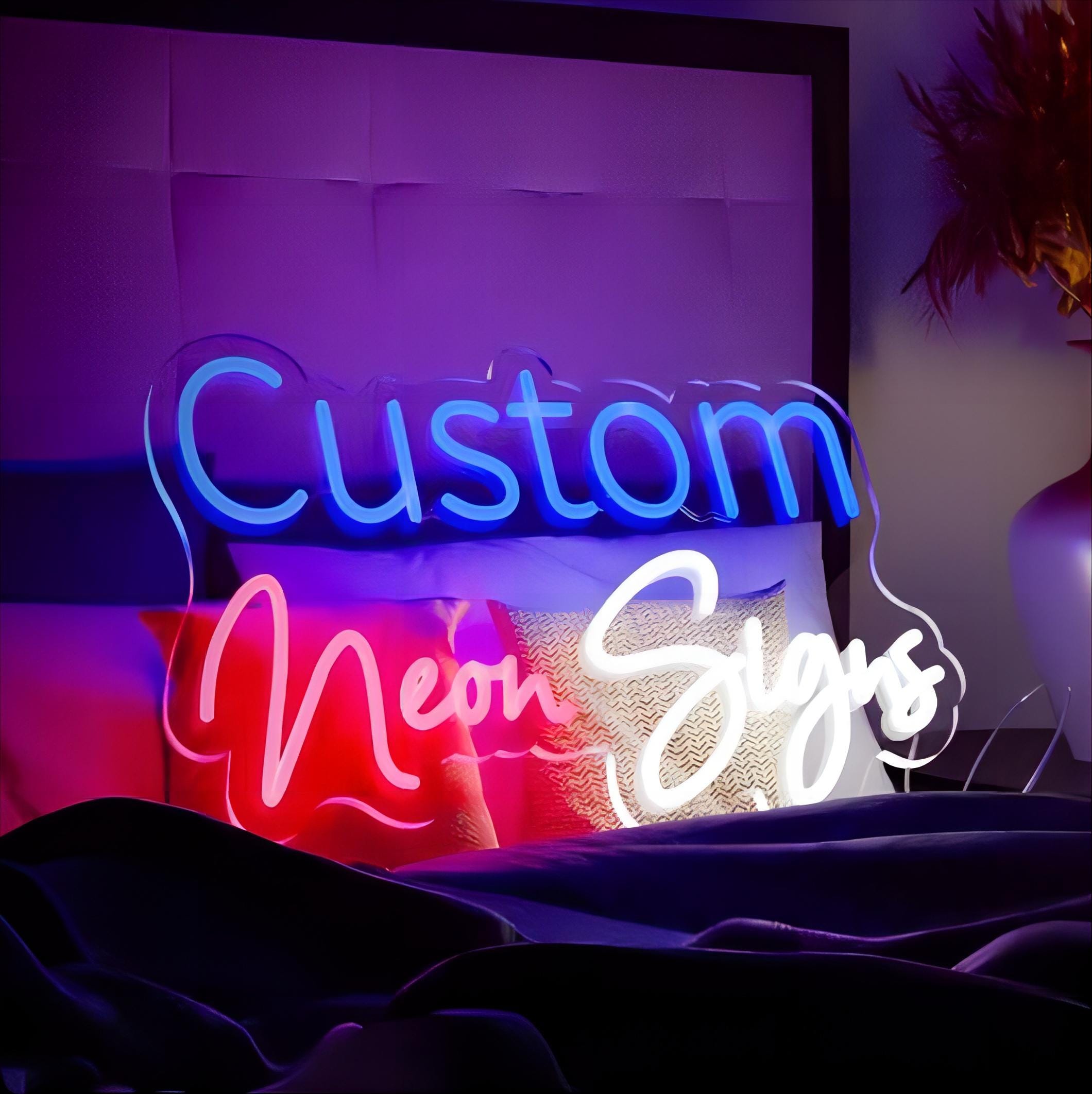 Neon Light Sign Bedroom Game Room Wall Decor