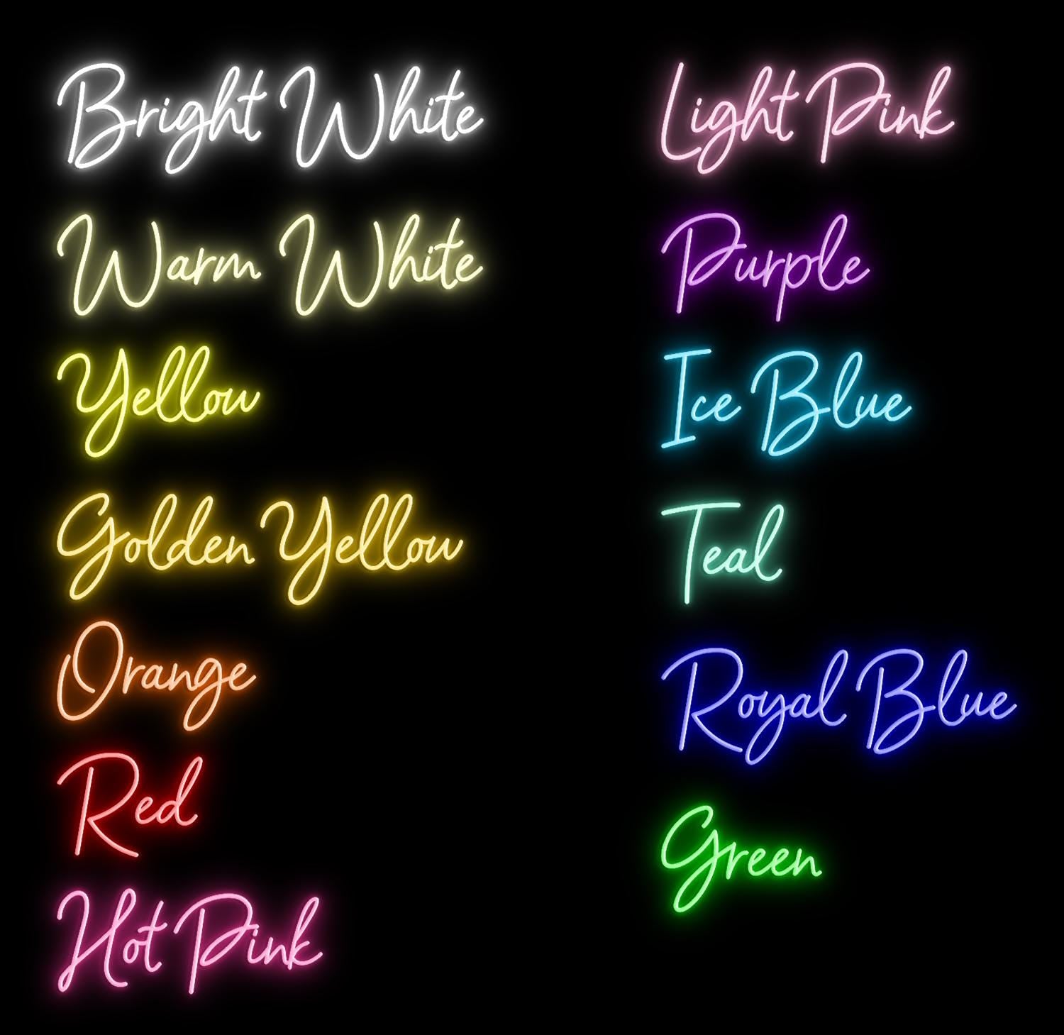 Personalized Neon Name Sign