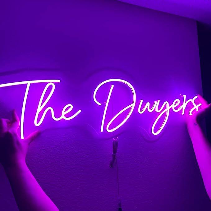 Custom Wedding Neon Signs Gift for Him