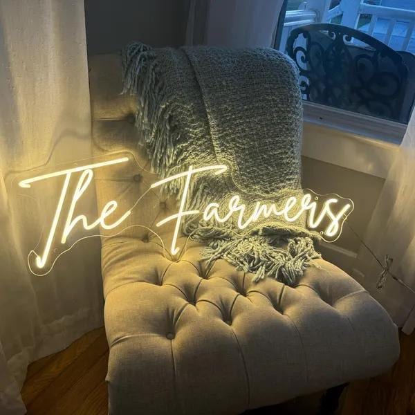 Custom Wedding Neon Signs Gift for Him