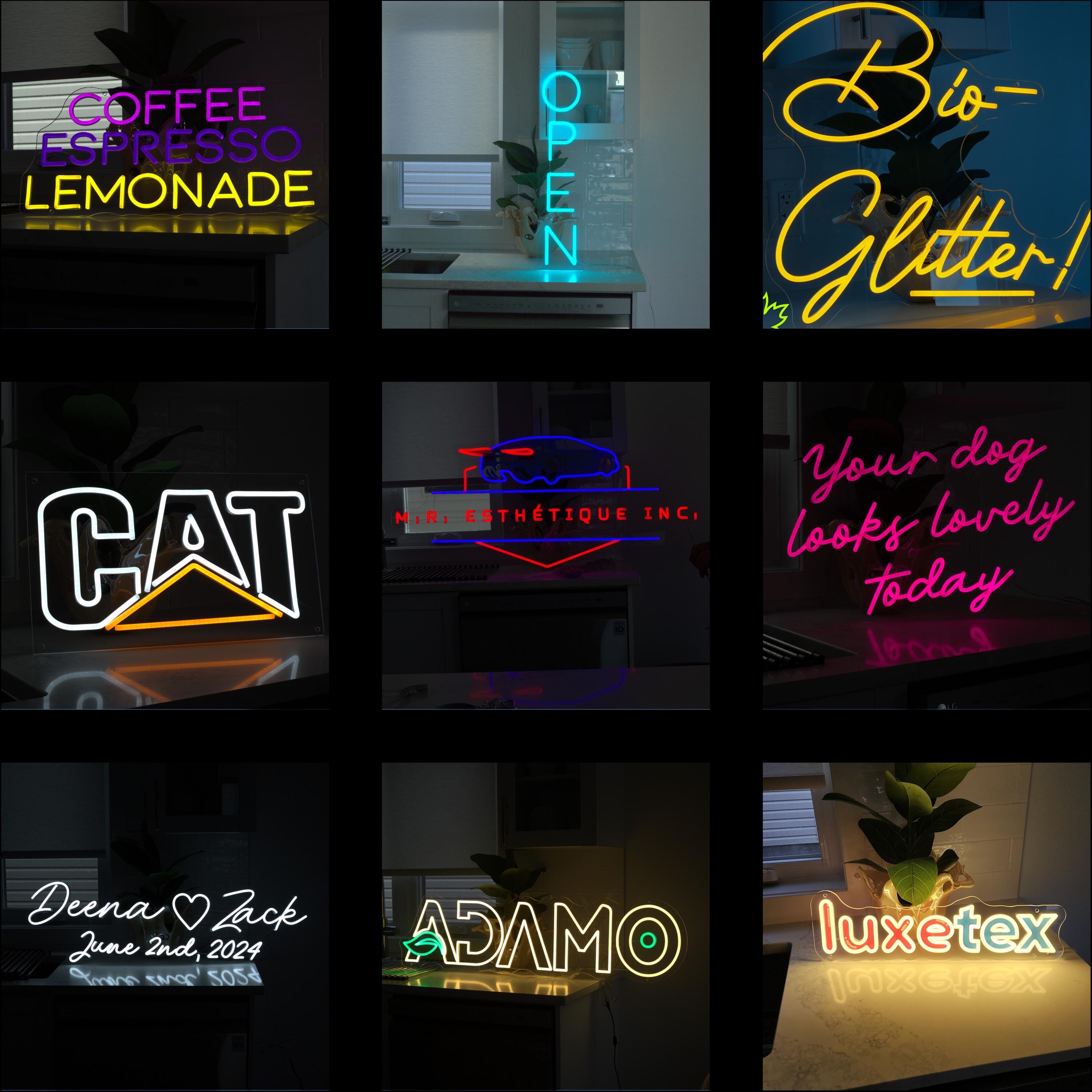 Personalized Outdoor Lighted Signs