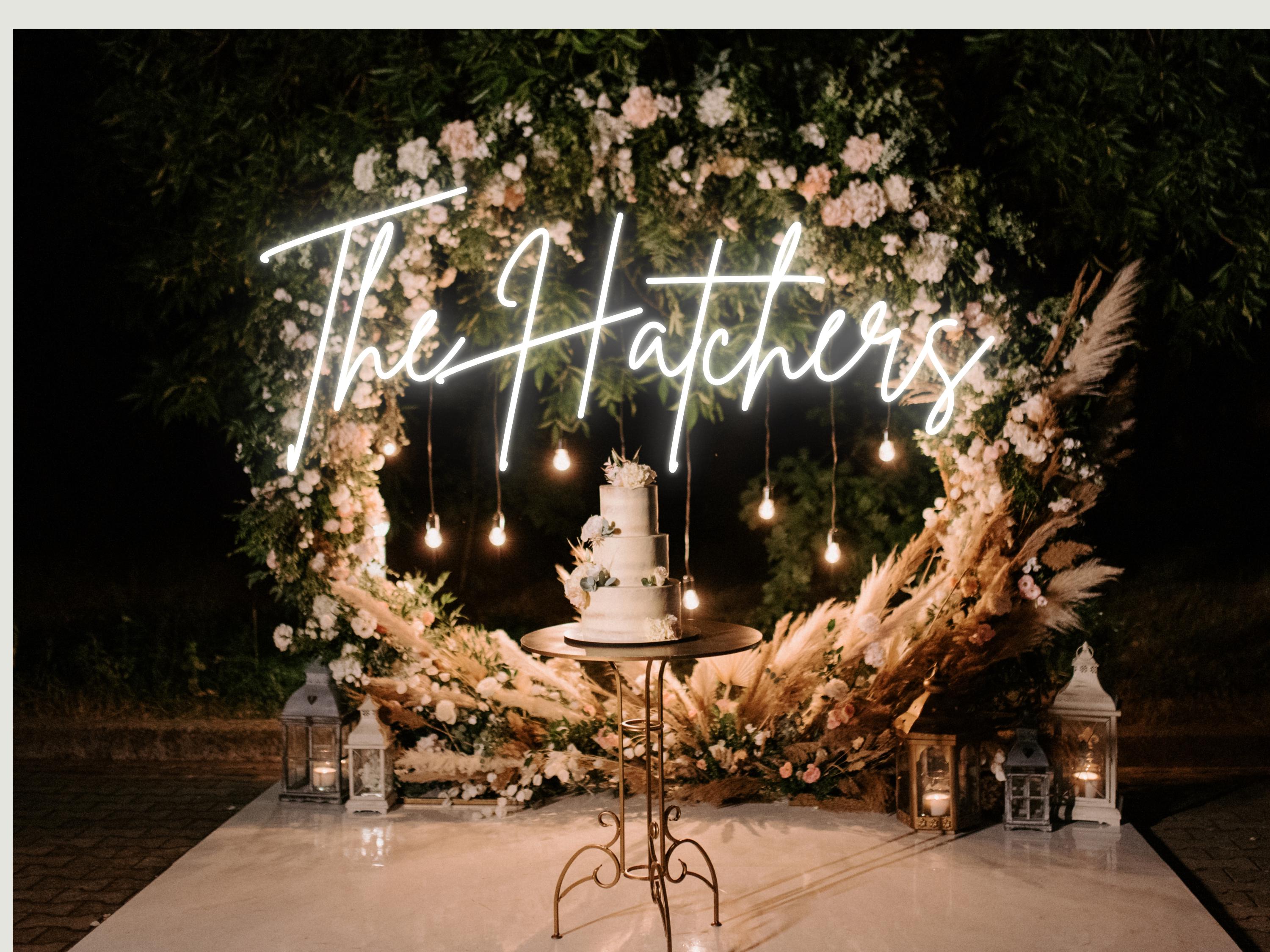 Custom Wedding Neon Sign - Name Neon Light