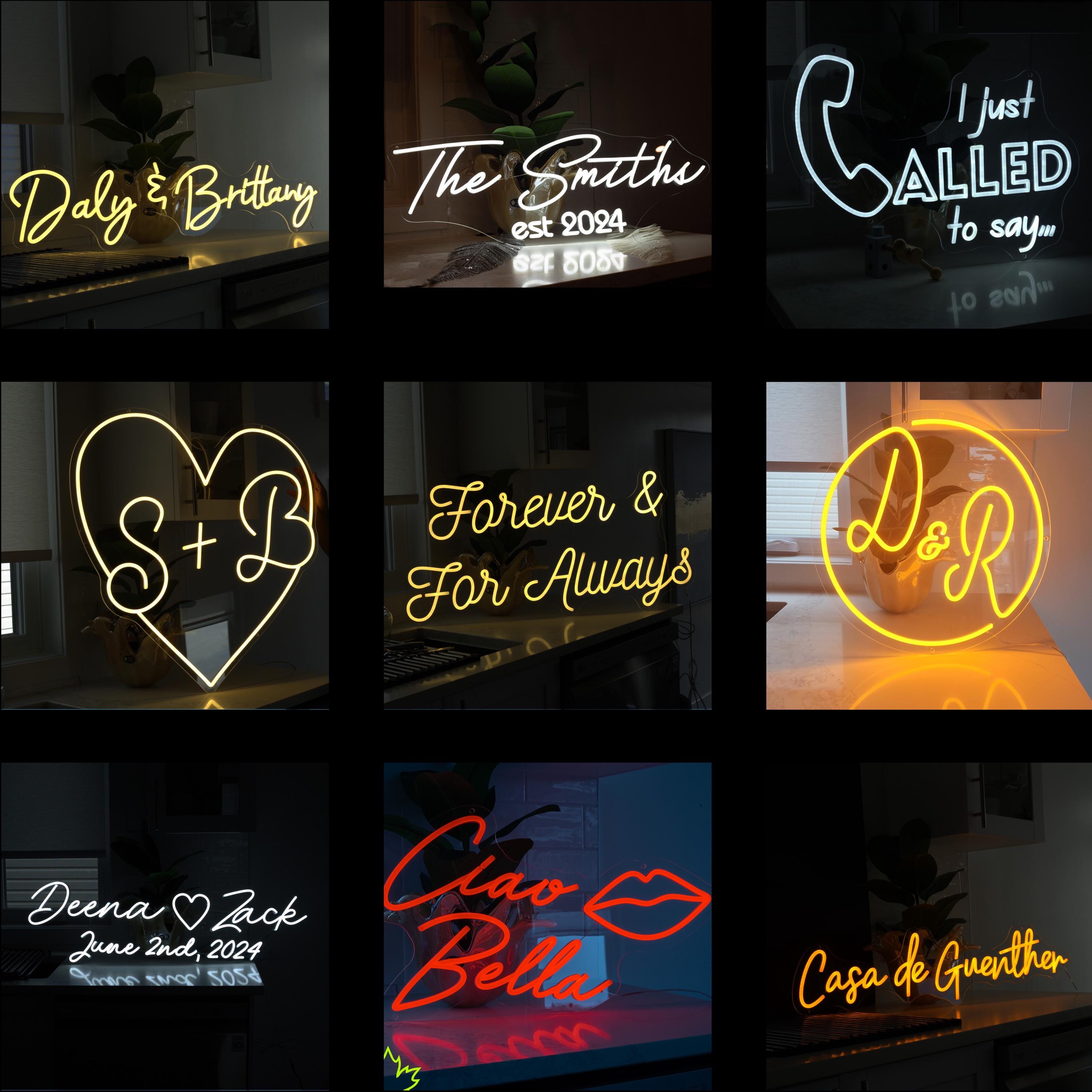Personalized Neon Name Sign