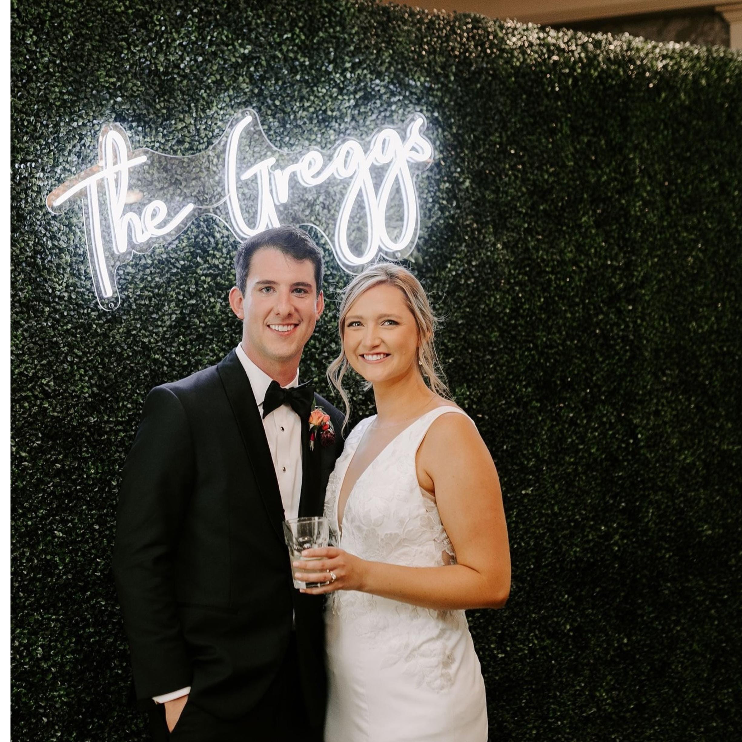 Personalized Wedding Neon Sign