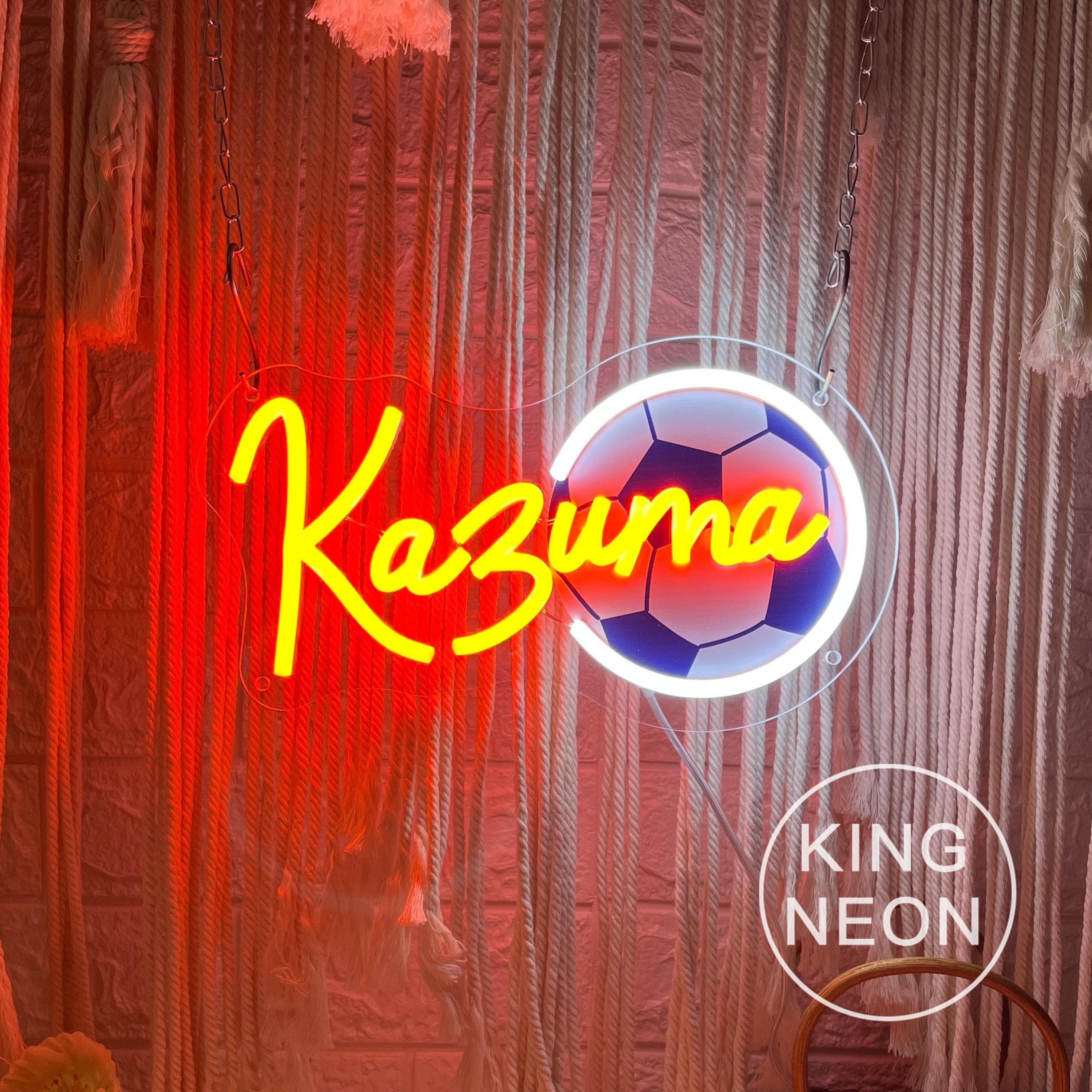 Custom Soccer Name Neon Sign