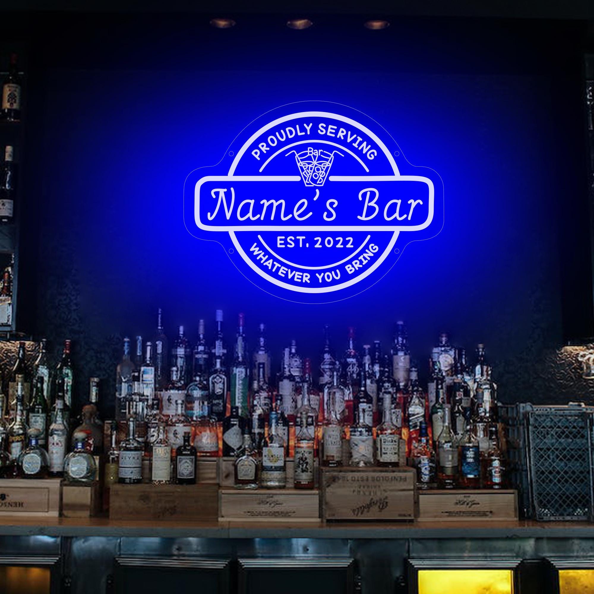 Personalized Home Bar LED Neon Light Wall Décor
