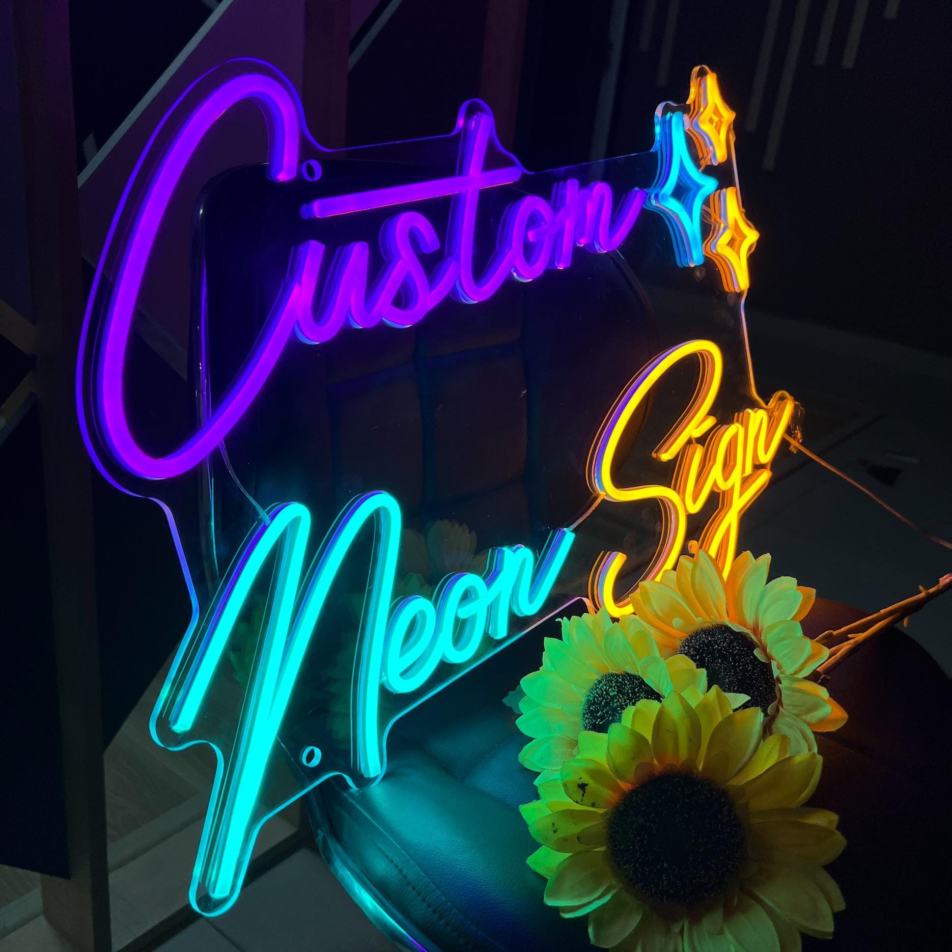 Custom Wedding Neon Sign - Name Neon Light
