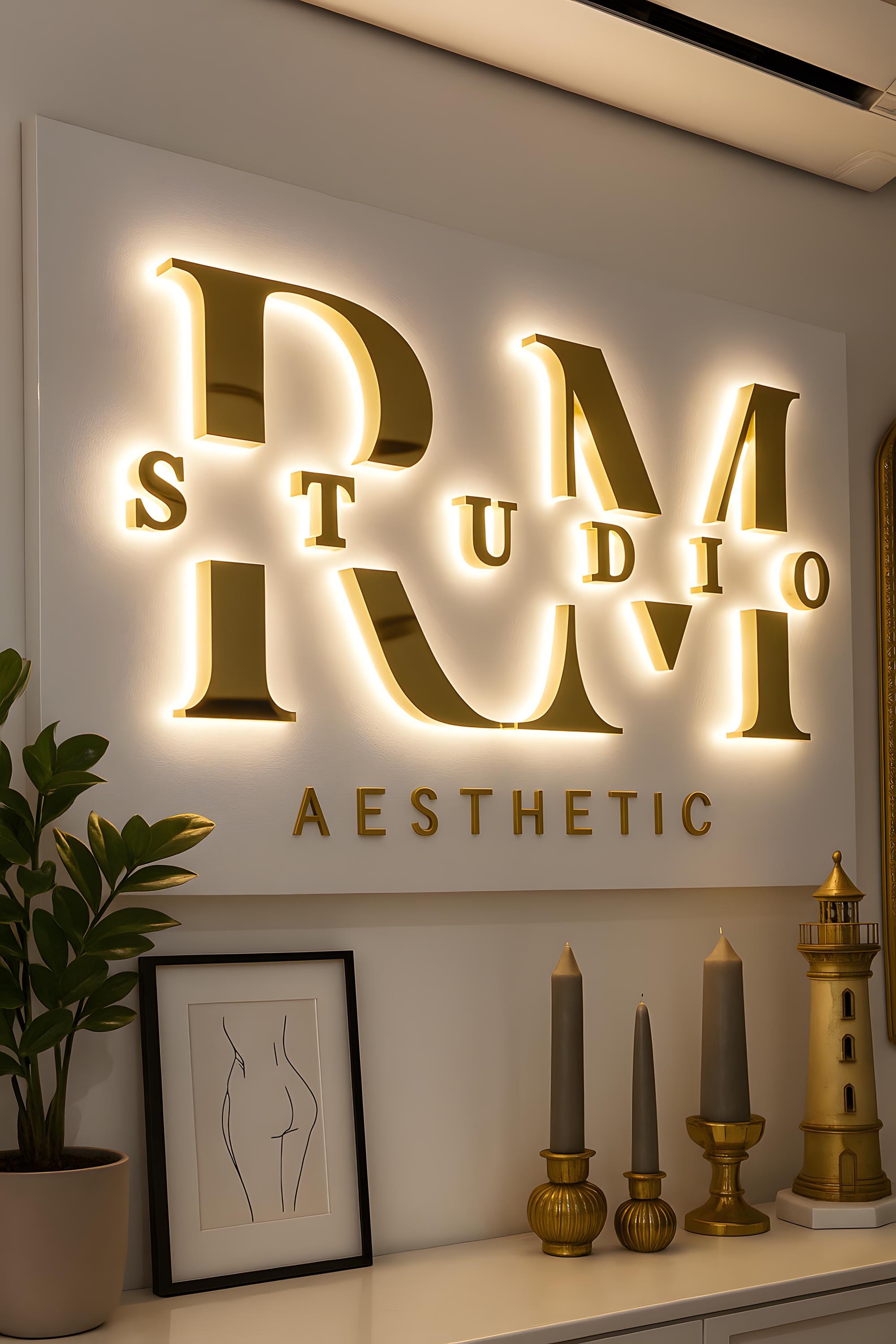 Personalized Aesthetic Clinic Sign