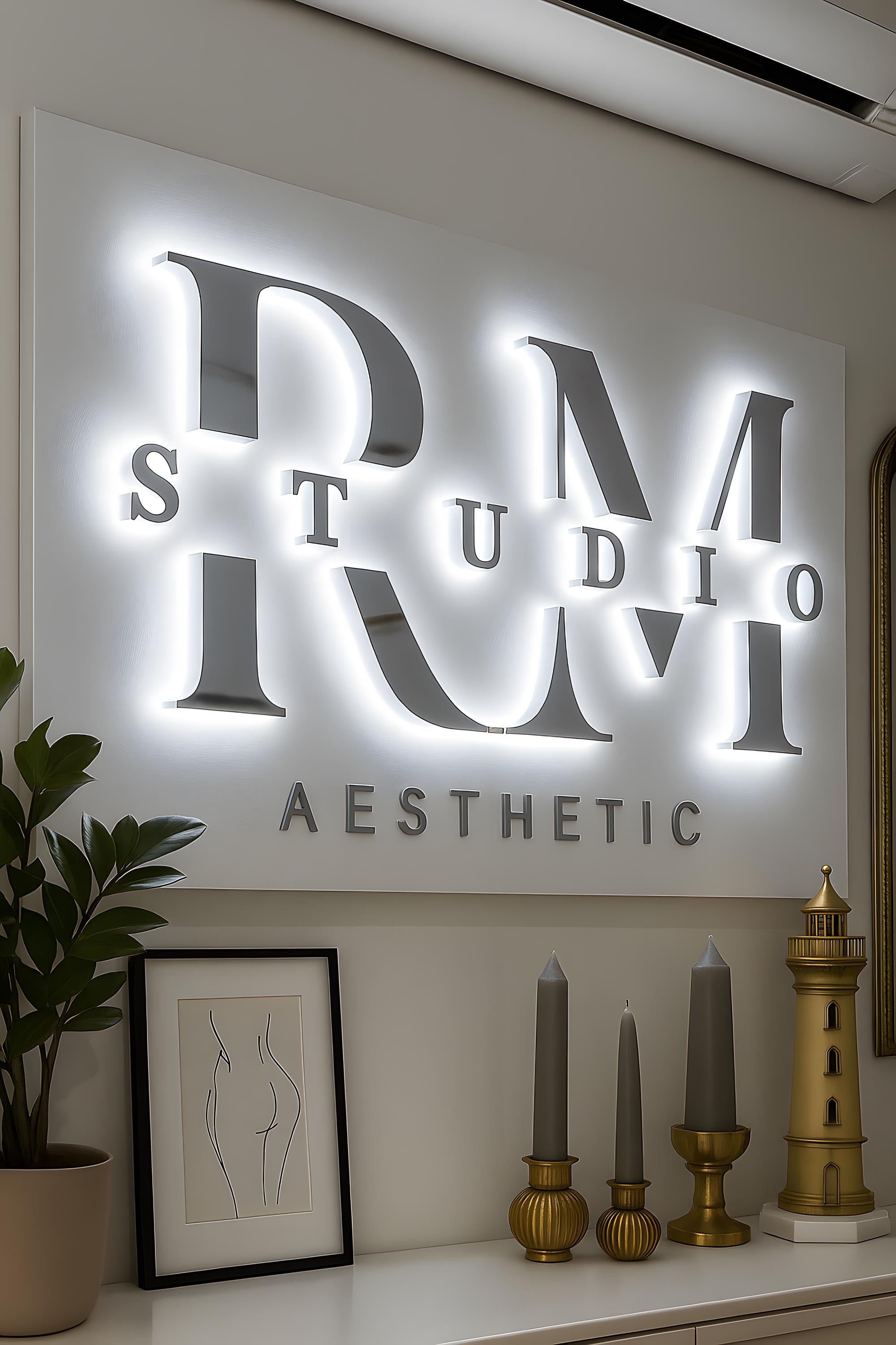 Personalized Aesthetic Clinic Sign